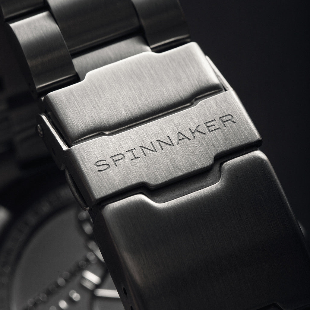 Spinnaker Piccard Automatic Dive Watch with Volcano Black Dial #SP