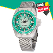 Islander Hudson "Harpoon Diver" 40mm Watch with Degrading Sea Green Dial #ISL-305