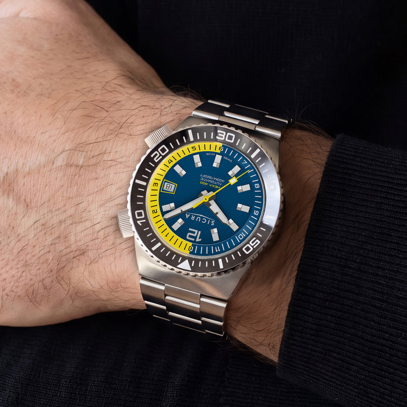Sicura Hexa 400 Dive Watch with Blue Dial #H400.SS.A.40ATM.02.SS