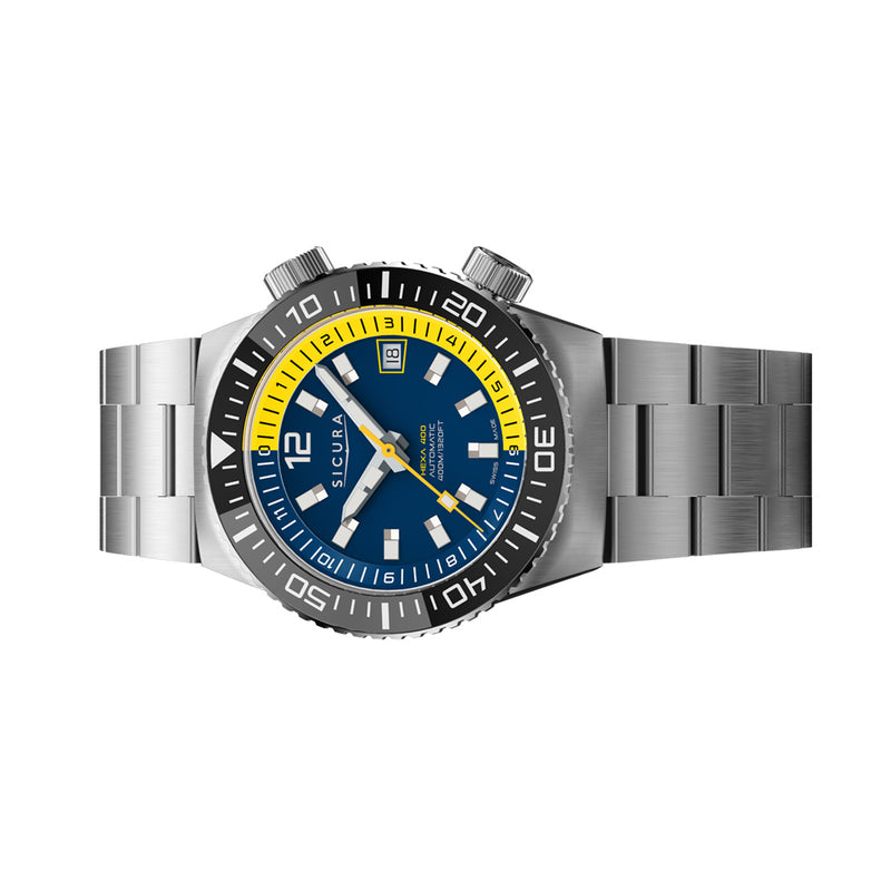 Sicura Hexa 400 Dive Watch with Blue Dial #H400.SS.A.40ATM.02.SS