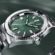 Henry Archer Akva Automatic Dive Watch with Underwater Green Dial #HAC-AKV-UWG-3LI