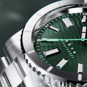 Henry Archer Akva Automatic Dive Watch with Underwater Green Dial #HAC-AKV-UWG-3LI