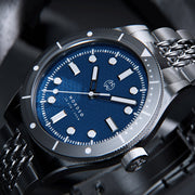 Henry Archer Nordso Automatic Dive Watch with Celestial Blue 316 Dial #HAC-NOR-CB3-BOR