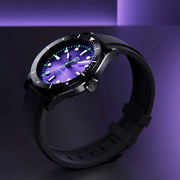Henry Archer Nordso DLC Automatic Watch with Cosmic Purple Dial #HAC-NOR-CPD-3LI