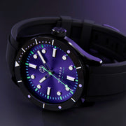 Henry Archer Nordso DLC Automatic Watch with Cosmic Purple Dial #HAC-NOR-CPD-3LI
