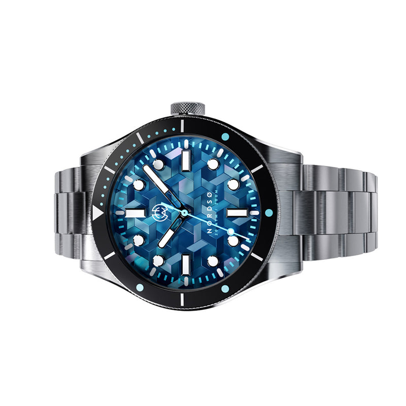 Henry Archer Nordso Terra Automatic Watch with Enceladus Dial #HAC-NOR-ENC-3LI