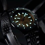 Henry Archer Nordso Automatic Dive Watch with Ecru Sepia 316 Dial #HAC-NOR-ES3-BOR