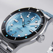 Henry Archer Nordso Automatic Dive Watch with Glacier Cyan Dial #HAC-NOR-GLC-3LI