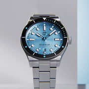 Henry Archer Nordso Automatic Dive Watch with Glacier Cyan Dial #HAC-NOR-GLC-3LI