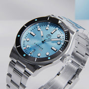 Henry Archer Nordso Automatic Dive Watch with Glacier Cyan Dial #HAC-NOR-GLC-3LI