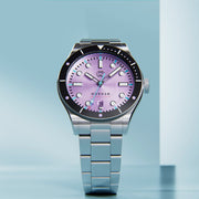 Henry Archer Nordso Automatic Dive Watch with Iris Purple Dial #HAC-NOR-IRI-3LI
