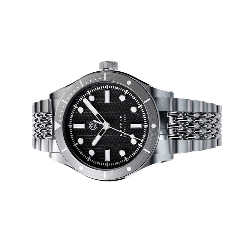 Henry Archer Nordso Automatic Dive Watch with Midnat 316 Dial #HAC-NOR-MID-BOR