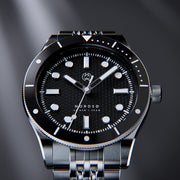 Henry Archer Nordso Automatic Dive Watch with Midnat 316 Dial #HAC-NOR-MID-BOR