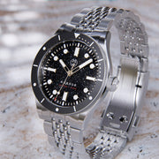 Henry Archer Nordso Aventurine Automatic Watch with Raven Dial #HAC-NOR-RAA-BOR