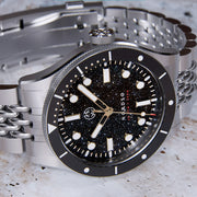 Henry Archer Nordso Aventurine Automatic Watch with Raven Dial #HAC-NOR-RAA-BOR