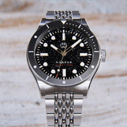 Henry Archer Nordso Aventurine Automatic Watch with Raven Dial #HAC-NOR-RAA-BOR
