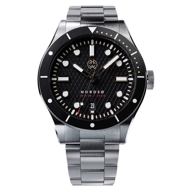Henry Archer Nordso Automatic Watch with Raven Black Dial #HAC-NOR-RVN-3LI