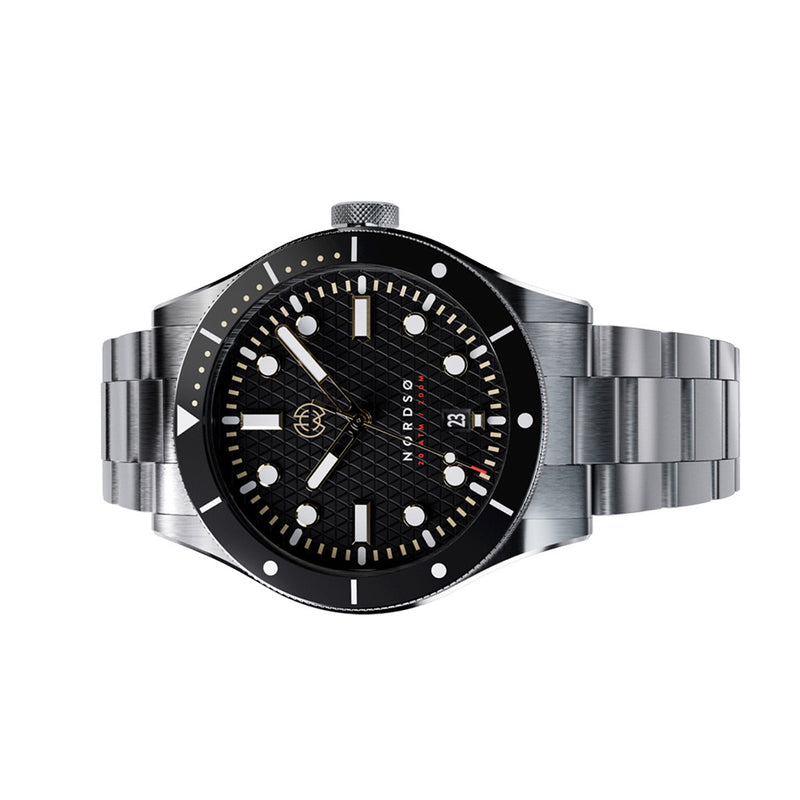 Henry Archer Nordso Automatic Watch with Raven Black Dial #HAC-NOR-RVN-3LI