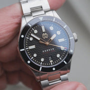 Henry Archer Nordso Automatic Watch with Raven Black Dial #HAC-NOR-RVN-3LI