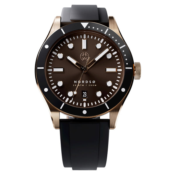 Henry Archer Nordso Automatic Watch with Solaris Brown Dial #HAC-NOR-SBN-SHB