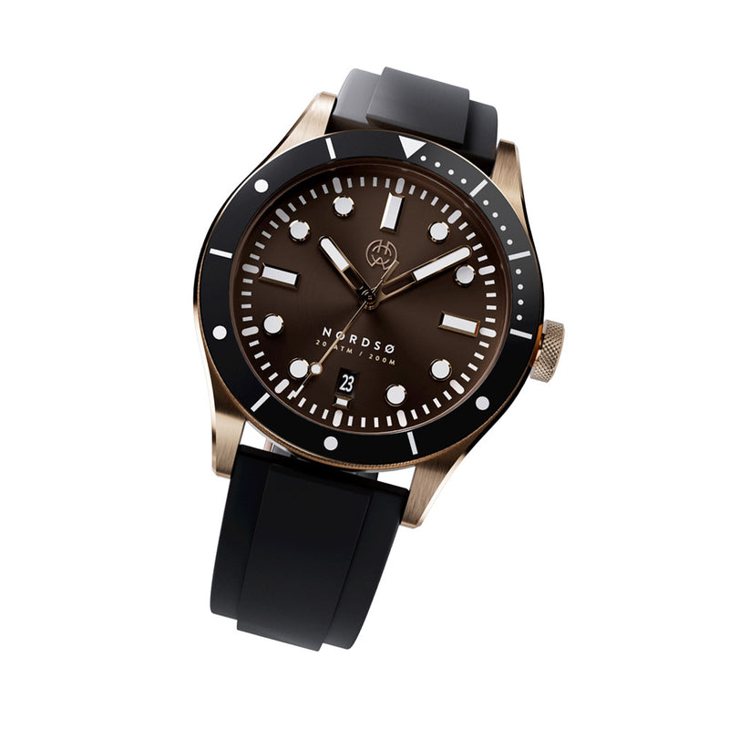 Henry Archer Nordso Automatic Watch with Solaris Brown Dial #HAC-NOR-SBN-SHB