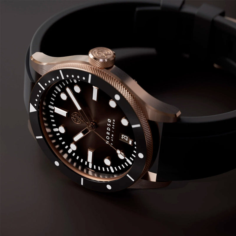 Henry Archer Nordso Automatic Watch with Solaris Brown Dial #HAC-NOR-SBN-SHB