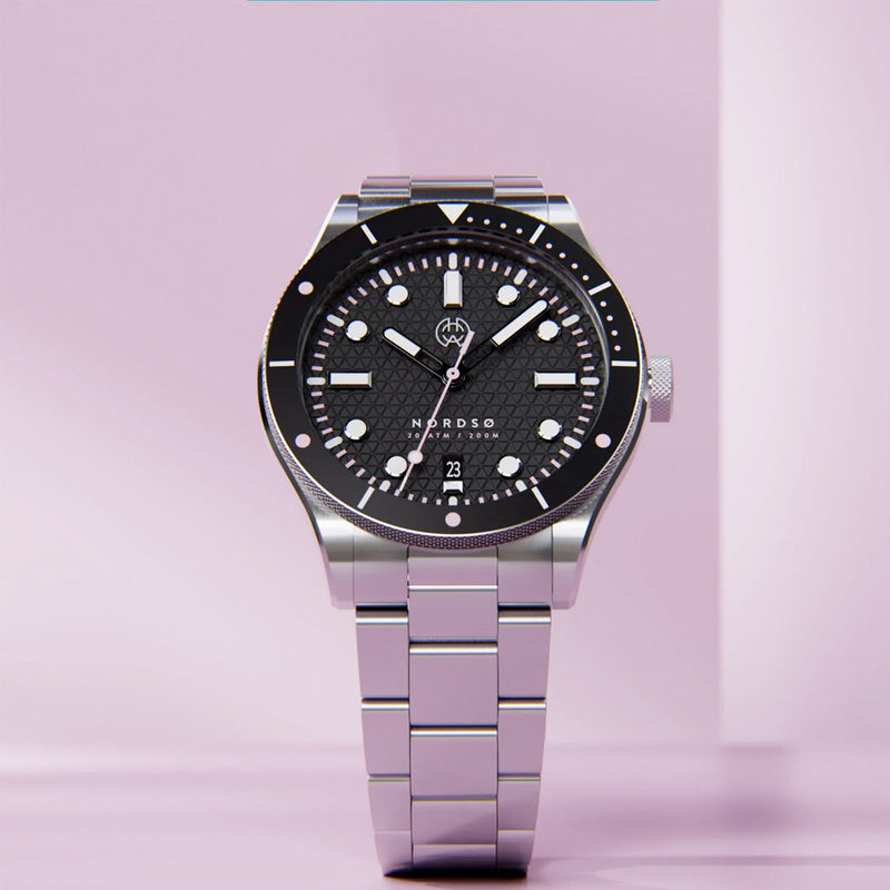 Henry Archer Nordso Automatic Watch with Vega Noir Dial #HAC-NOR-VNR-3LI