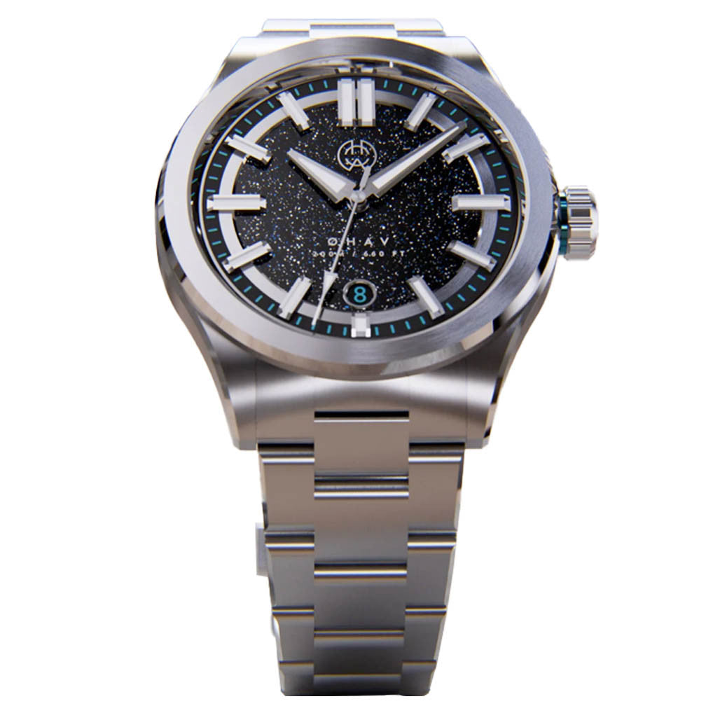 Henry Archer Øhav Ad Asta Aventurine Watch #HAC-OHV-AAA-3LI — Long