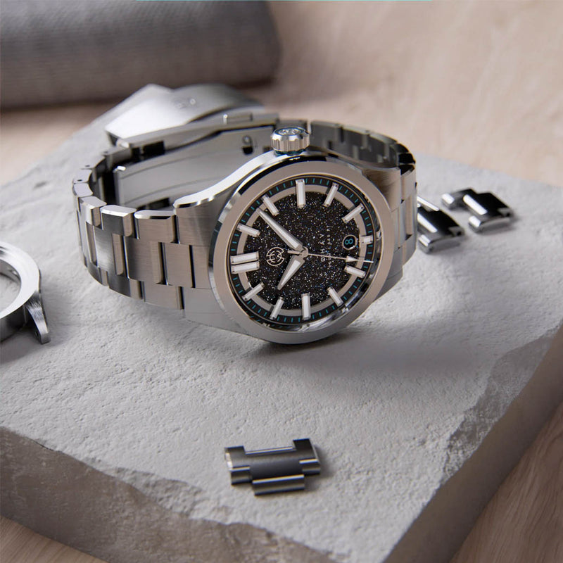 Henry Archer Øhav Ad Asta Aventurine Watch #HAC-OHV-AAA-3LI