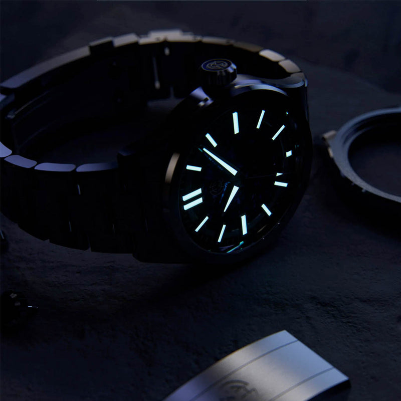Henry Archer Øhav Meteorite Lunaris Watch #HAC-OHV-LNS-3LI