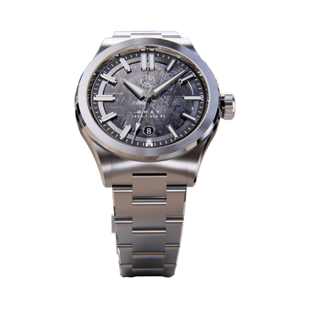Henry Archer Øhav Meteorite Lunaris Watch #HAC-OHV-LNS-3LI — Long