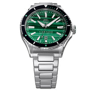 Henry Archer Tidevand Element Automatic Watch with Malachite Dial #HAC-TDE-MAL-CGR