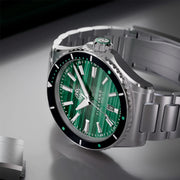 Henry Archer Tidevand Element Automatic Watch with Malachite Dial #HAC-TDE-MAL-CGR