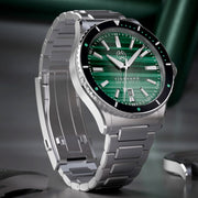 Henry Archer Tidevand Element Automatic Watch with Malachite Dial #HAC-TDE-MAL-CGR