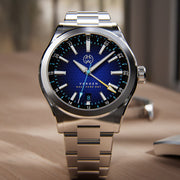 Henry Archer Verden GMT Automatic LE with Atlantic Sun Dial #HAC-VER-ATS-3LI