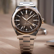 Henry Archer Verden GMT Sienna Watch #HAC-VER-SIE-3LI