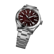 Henry Archer Verden GMT Meteorite Spectral Red Watch #HAC-VER-SPR-3LI