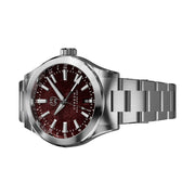 Henry Archer Verden GMT Meteorite Spectral Red Watch #HAC-VER-SPR-3LI