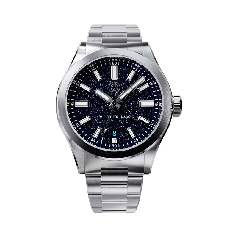Henry Archer Vesterhav 38 Automatic Watch with Ad Astra Aventurine Dial #HAC-VES-AAA-3LI
