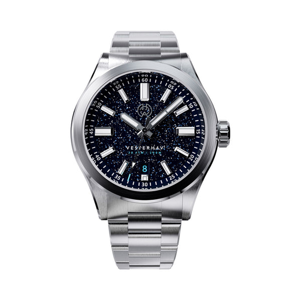 Henry Archer Vesterhav 38 Automatic Watch with Ad Astra Aventurine Dial #HAC-VES-AAA-3LI