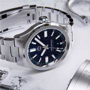 Henry Archer Vesterhav 38 Automatic Watch with Ad Astra Aventurine Dial #HAC-VES-AAA-3LI