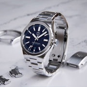 Henry Archer Vesterhav 38 Automatic Watch with Ad Astra Aventurine Dial #HAC-VES-AAA-3LI