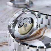 Henry Archer Vesterhav Slim Automatic Watch with Blue Aquila Dial #HAC-VES-AQU-3LI