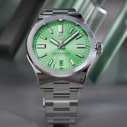 Henry Archer Vesterhav Coral Green Watch #HAC-VES-CGR-3LI