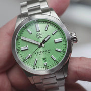 Henry Archer Vesterhav Coral Green Watch #HAC-VES-CGR-3LI