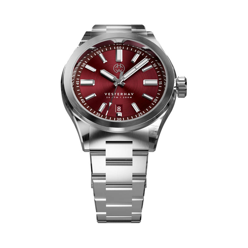 Henry Archer Vesterhav Crimson Red Watch #HAC-VES-CRR-3LI
