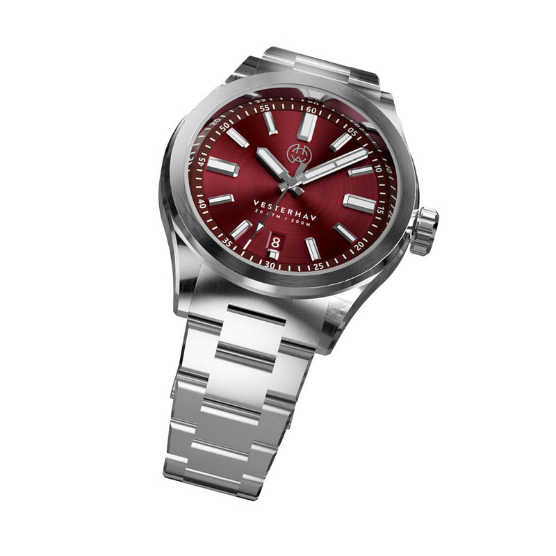Henry Archer Vesterhav Crimson Red Watch #HAC-VES-CRR-3LI