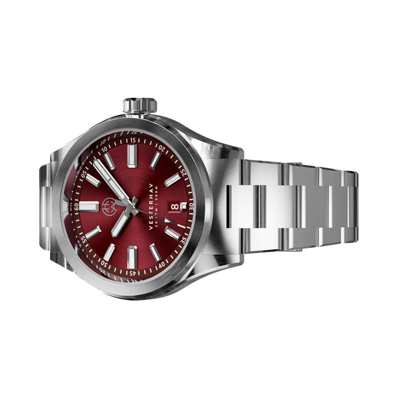 Henry Archer Vesterhav Crimson Red Watch #HAC-VES-CRR-3LI