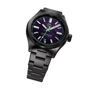 Henry Archer Vesterhav Meteorite Fusion Purple DLC Watch #HAC-VES-FSP-3LI