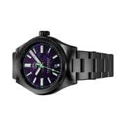 Henry Archer Vesterhav Meteorite Fusion Purple DLC Watch #HAC-VES-FSP-3LI